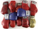 1970's-2000's Signed Boxing Glove Collection - Lot of 30 w/ Jake La Motta, Ken Norton, Don King & More 