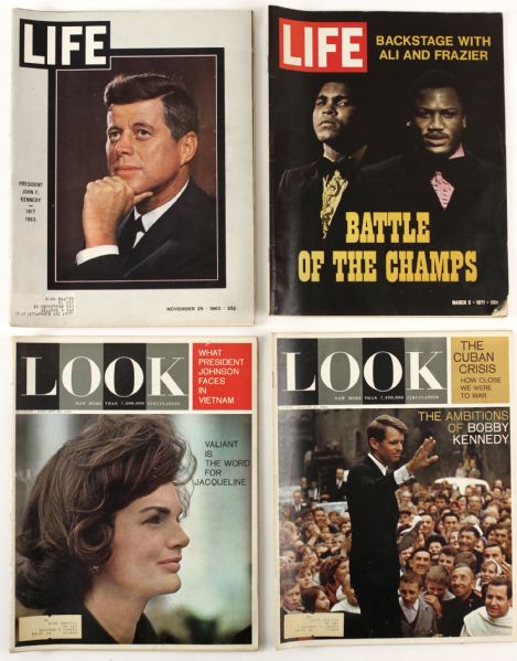 1963-71 John F. Kennedy Robert F. Kennedy Jacqueline Kennedy Publication Collection - Lot of 43