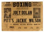 1940's-2000's Boxing Signed Fight Poster & Broadside Collection - Lot of 9