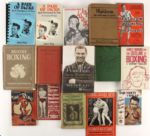 1841-1995 Lot of 53 Boxing Books Louis Foreman Frazier Ali Dempsey