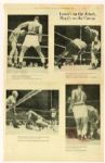 1901-62 Boxing Broadside Collection - Lot of 9