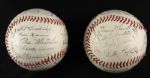 1954-58 Milwaukee Braves Facsimile Signed Baseball - Lot of 2