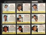1963 Jello Baseball Card Collection - Lot of 16