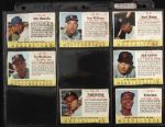 1963 Jello Baseball Card Collection - Lot of 16