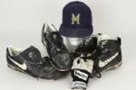 1992-99 Milwaukee Brewers Signed Game Worn Collection - Lot of 4 w/ Kevin Seitzer, John Jaha & More (MEARS LOA) 