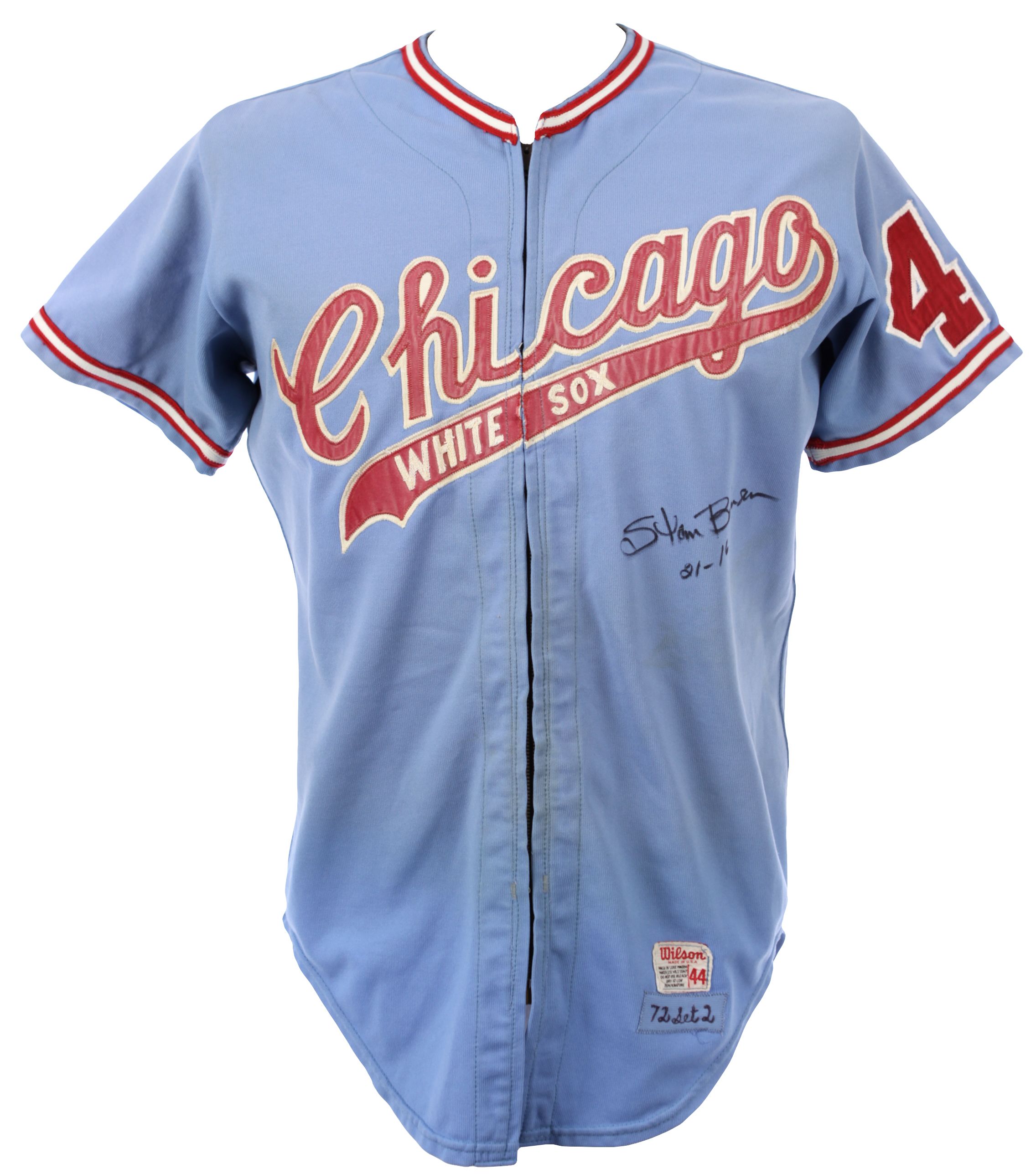 1972 white sox jersey