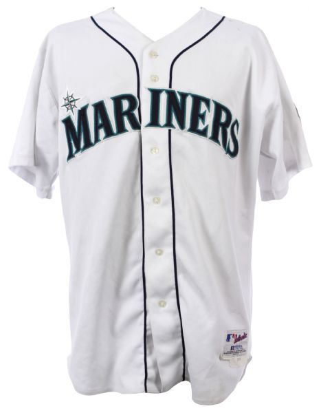 2003 Julio Mateo Seattle Mariners Game Worn Home Jersey (MEARS LOA)