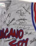 2005 Dominican Republic Caribbean Series Team Signed Jersey w/ 27 Signatures Including Miguel Tejada, Edwin Encarnacion, Felix Fermin & More (JSA)