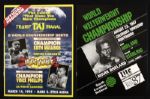 1986-2000 Mike Tyson Memorabilia Lot of 16 Pieces Holyfield Spinks