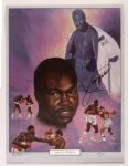 1989 Joe Frazier Larry Holmes Heavyweight Champions Signed 18 x 24 SportsArt Lithographs - Lot of 2 (JSA) 