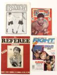 1909-1990's 795 Count Boxing Magazine Lot Boxing Illustrated Sport GQ Rolling Stone Louis Tyson Ali