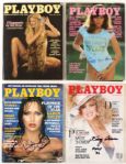 1977-2012 Playmate of the Year Signed Playboy Magazine Collection - Lot of 10 (JSA)
