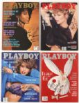 1977-2012 Playmate of the Year Signed Playboy Magazine Collection - Lot of 10 (JSA)