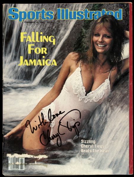1983-99 Cheryl Tiegs Elle MacPherson Kathy Ireland Rachel Hunter Rebecca Romijn-Stamos Signed SI Swimsuit Edition Magazines - Lot of 3 (JSA)