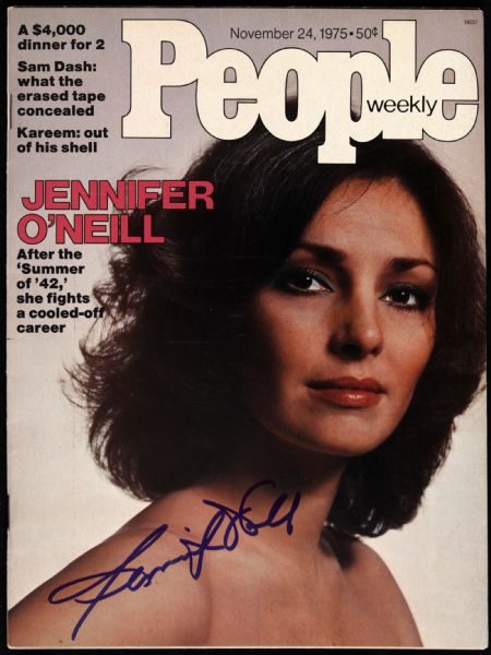 1975 Jennifer ONeill Signed People Magazine (JSA)