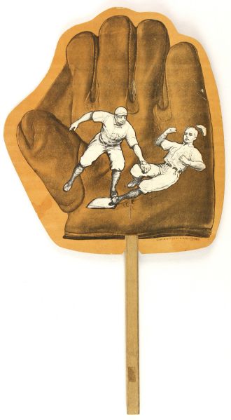 1900s early Baseball Glove Fan/Scorecard