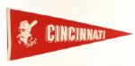 1940s Cincinnati Reds Full Size 27" Pennant
