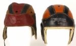 1940s Leather Football Helmet Collection - Lot of 2