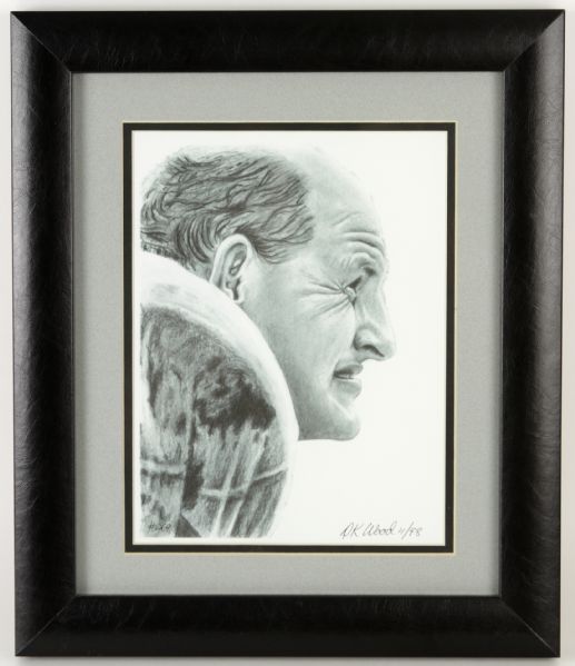 1998 Ray Nitschke Green Bay Packers 14" x 16" Framed Illustration
