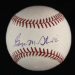 2000-10 George Steinbrenner New York Yankees Single Signed OML Selig Baseball (PSA/DNA)