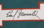 1980's Earl Morrall Miami Dolphins Signed 33 x 42 Framed Jersey (JSA)