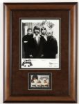 1999 Alabama Country Music Group Signed 15" x 20" Framed Display (MEARS LOA)