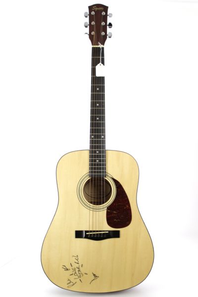 2000s Lonestar Country Music Signed Squier Acoustic Guitar (JSA)