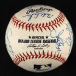2000 Milwaukee Brewers Team Signed OML Selig Baseball w/ 20 Signatures (JSA)