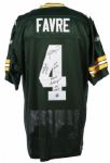 2000's Brett Favre Green Bay Packers Signed & Inscribed Jersey (Favre COA)