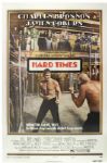 1975 Hard Times "27 x 41" Original Movie Poster Charles Bronson James Coburn