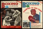 1959-73 Boxing Illustrated Lot of 58 Issues Ali Foreman Frazier Johnson Carnera Liston Louis Dempsey Marciano