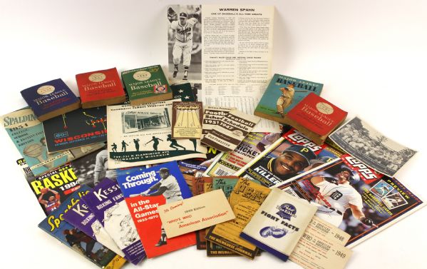1930s-90s Massive Baseball Memorabilia Collection - Lot of 200+ w/ Programs, Yearbooks, Cards & More