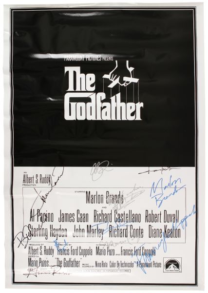 1980s-2000s Godfather Signed Sopranos Signed & Rat Pack Poster Collection - Lot of 4