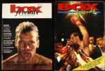 1993-96 Henry Maske World Light Heavyweight Champion German Language Fight Program Collection - Lot of 7