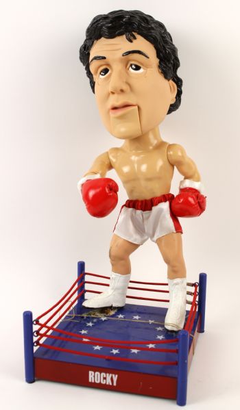 2002 Rocky Balboa Animated Talking Boxing Figure 