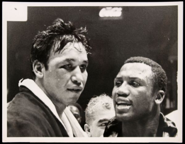 1968 Joe Frazier Manuel Ramos Heavyweight Championship Bout Original 7" x 9" Photo