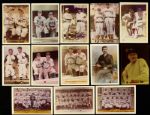 1880's-50's Major League Baseball Player 3.5 x 5 Photo Card Collection - Lot of 46 w/ Walter Johnson, Sam Rice, Wee Willie Keeler & More