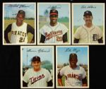 1967 Dexter Press Facsimile Signed 5.5" x 7" Trading Card Collection - Lot of 5 w/ Roberto Clemente, Willie Mays & More