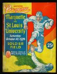 1936 Marquette Golden Avalanche Football Team Game Program Collection - Lot of 2