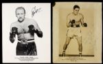 1930s-70s Boxing Signed Photo & Letter Collection - Lot of 5 w/ Chuck Wepner, Rocky Castellini & More