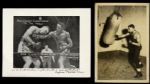 1930's-70's Boxing Signed Photo & Letter Collection - Lot of 5 w/ Chuck Wepner, Rocky Castellini & More