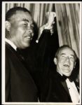 1968-81 Joe Louis World Heavyweight Champion Memorabilia Collection - Lot of 3 w/ Original Photo, Ticket & Commemorative Coin