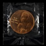 1968-81 Joe Louis World Heavyweight Champion Memorabilia Collection - Lot of 3 w/ Original Photo, Ticket & Commemorative Coin