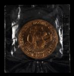 1968-81 Joe Louis World Heavyweight Champion Memorabilia Collection - Lot of 3 w/ Original Photo, Ticket & Commemorative Coin