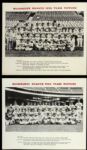 1953-65 Milwaukee Braves Team Photo Collection - Lot of 16