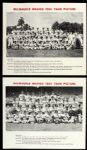 1953-65 Milwaukee Braves Team Photo Collection - Lot of 16