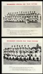 1953-65 Milwaukee Braves Team Photo Collection - Lot of 16