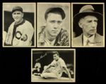 1936 R311 Leather Finish Premiums - Lot of 6 w/ Connie Mack, Rogers Hornsby & More