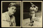 1936 R311 Leather Finish Premiums - Lot of 6 w/ Connie Mack, Rogers Hornsby & More