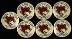 1938 Chicago Cubs Circular Play Ball Home Schedule - Lot of 7